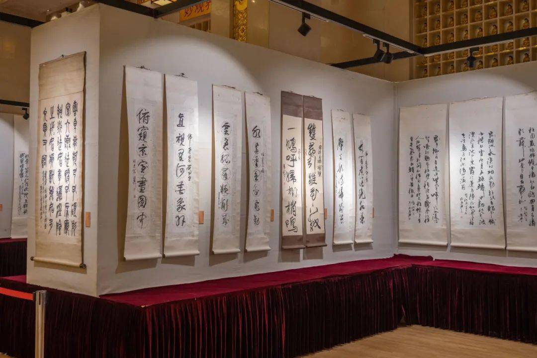 看展丨"墨缘—上海觉群书画院近现代名人书法展"开幕_先生_文化_禅寺