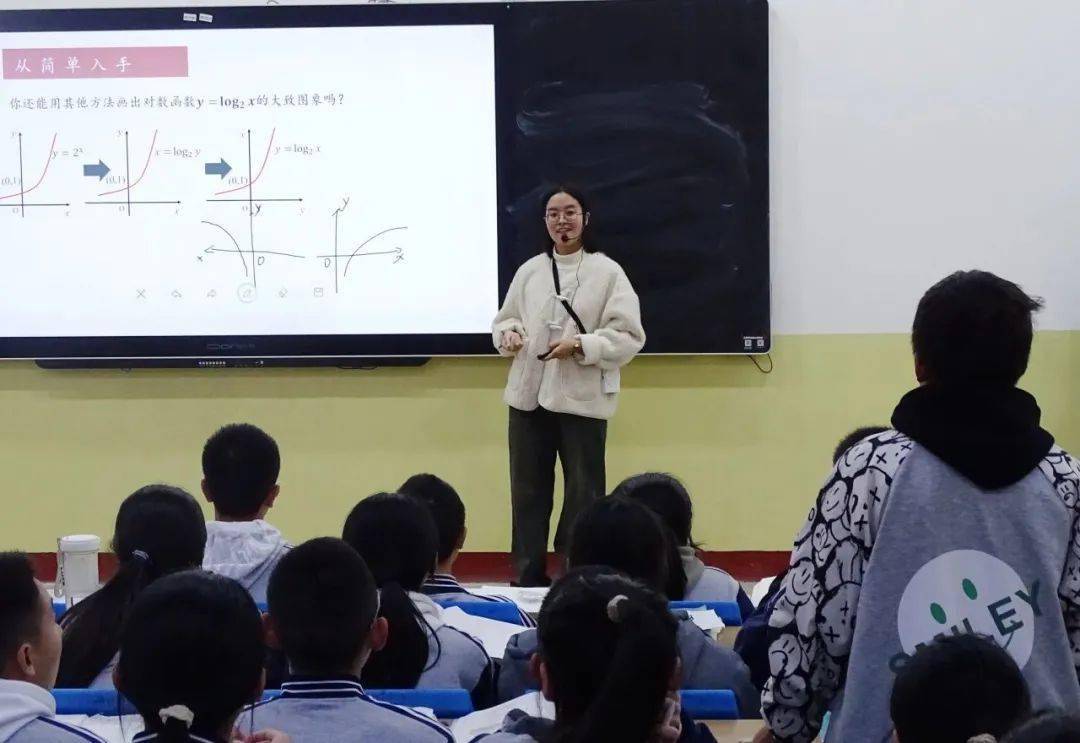 张雅琴老师数学学科共有3位教师参赛,课题为《 对数函数的图像和性质