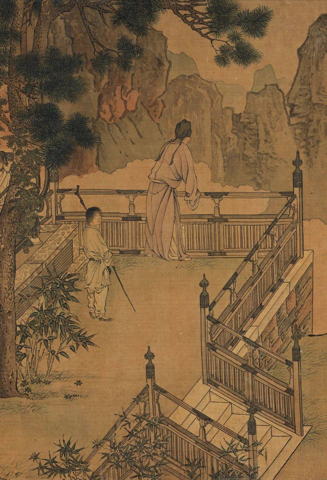 北京保利拍卖丨"足以极视听之娱"——仇英《东溪雅集图》考鉴_张大千