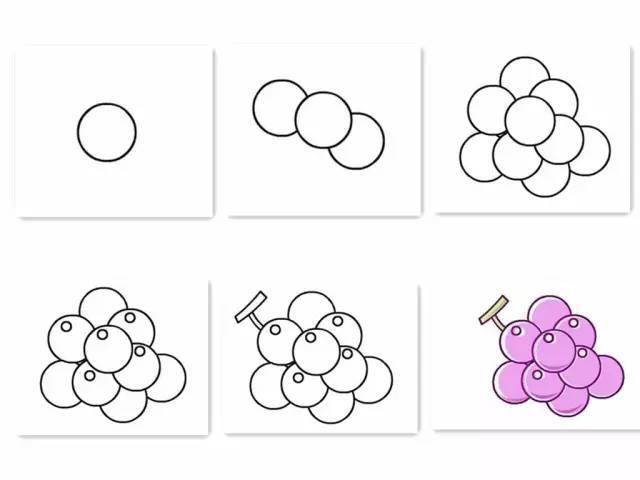 儿童水果简笔画教程