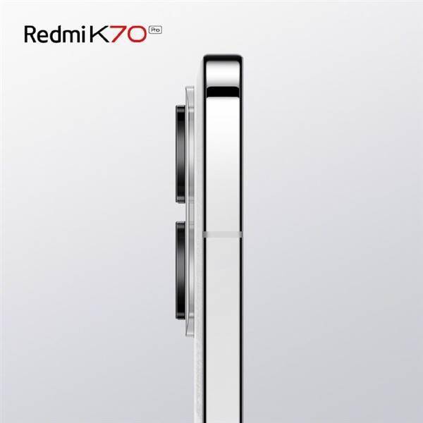 Redmi K70 Pro新晴雪配色出炉：冰川银纹配白色玻璃机身超吸睛(图4)