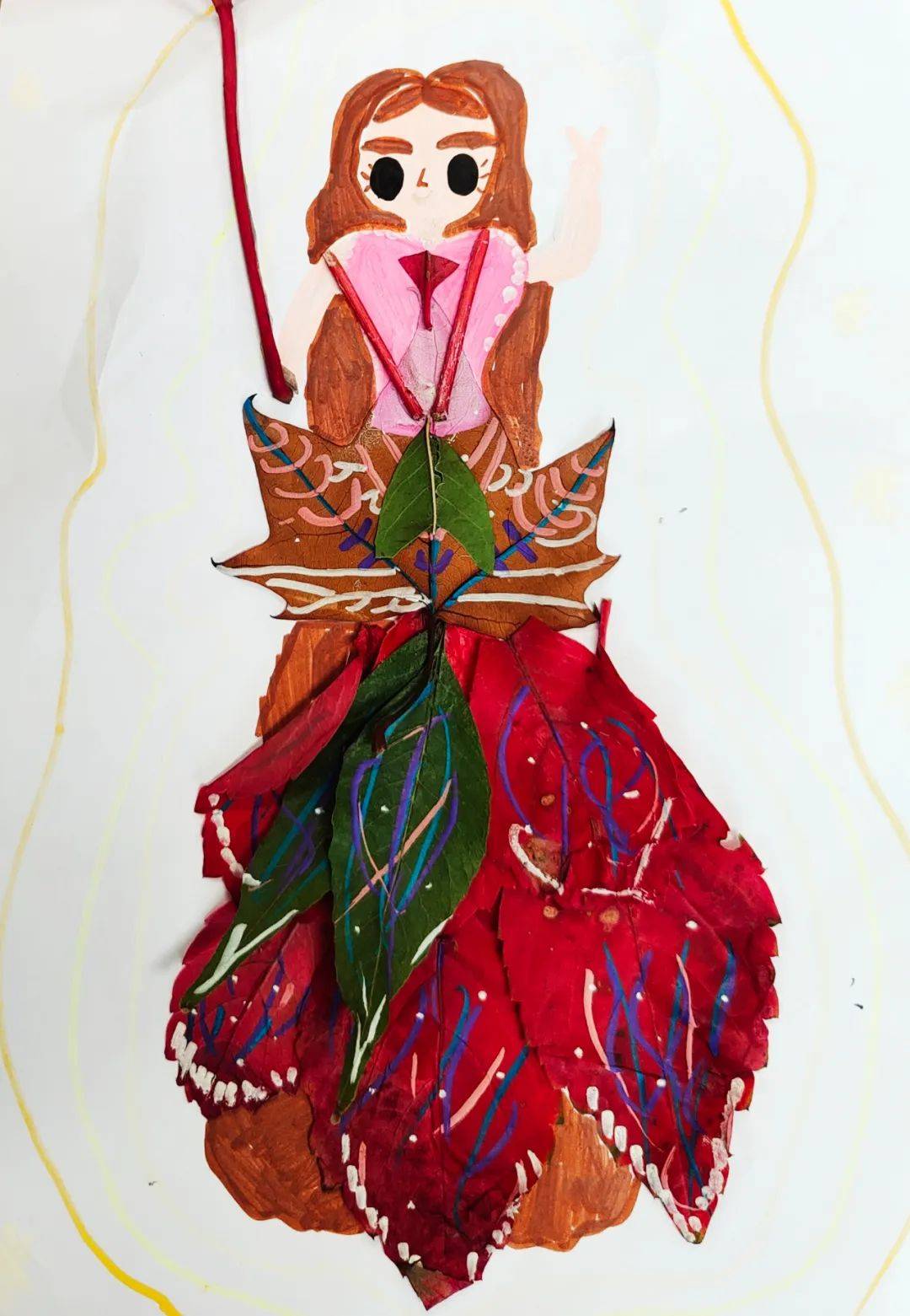 京城小画师以叶为画,装点秋冬_北京市_辅导教师_小学