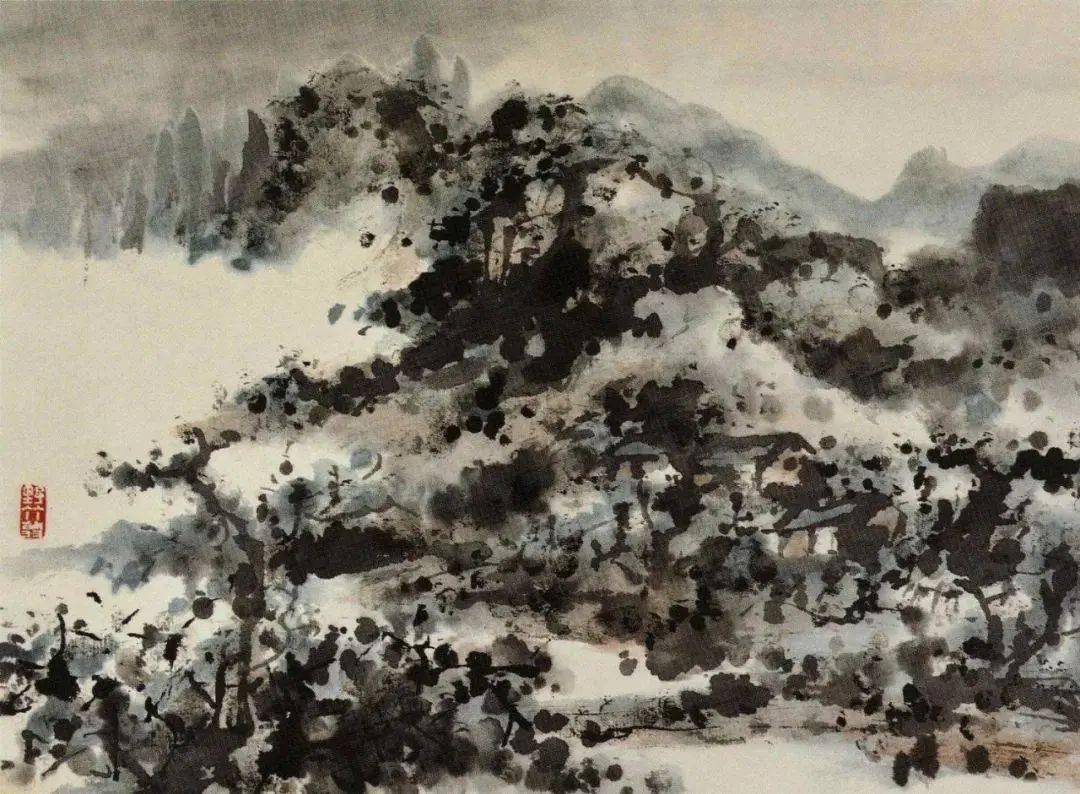 山水(指墨)刘知白 山水(指墨)刘知白 山水(指墨)当代国画常年作品征稿