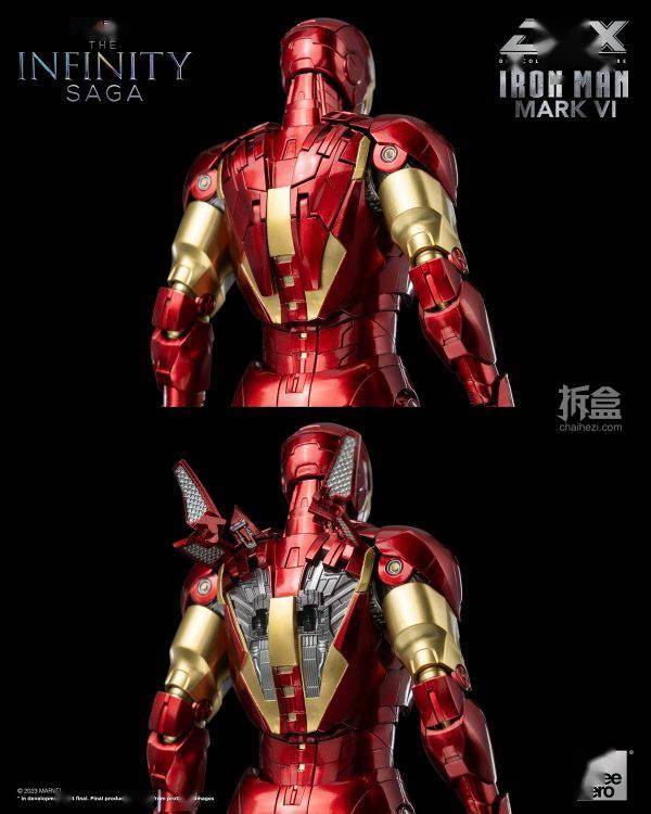 threezero dlx 钢铁侠mark6 mk6漫威 合金机甲可动人偶_mark_包括