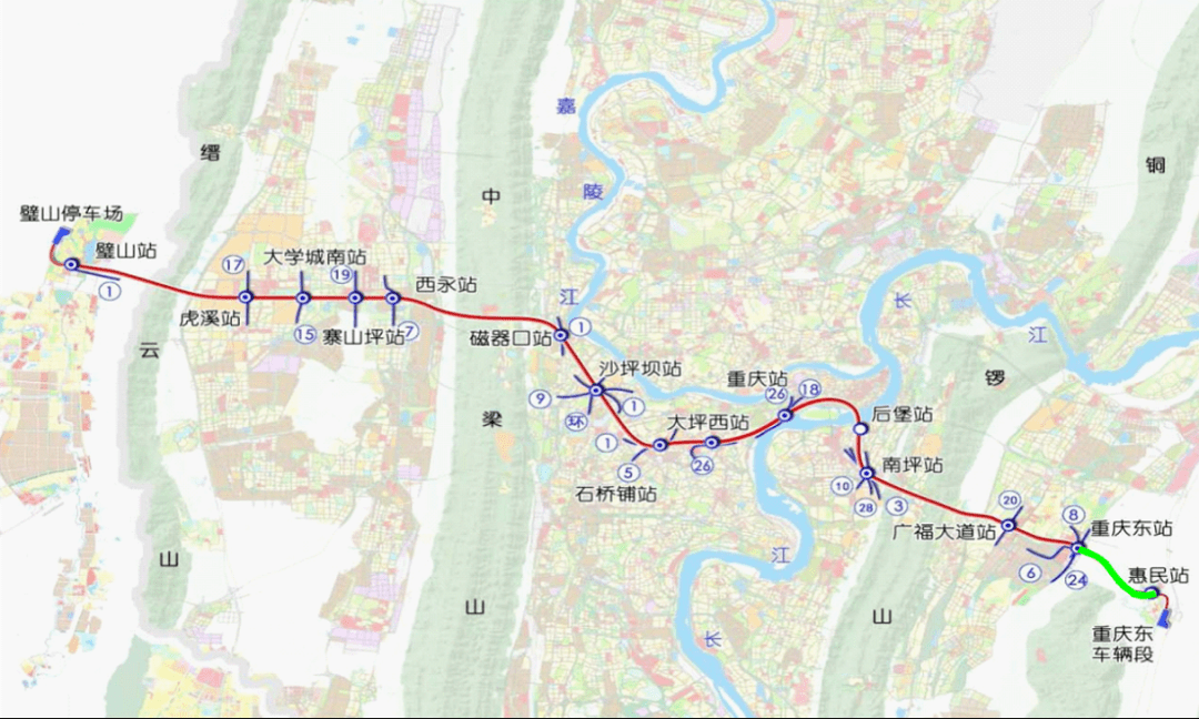 上海27号线线路图高清图片