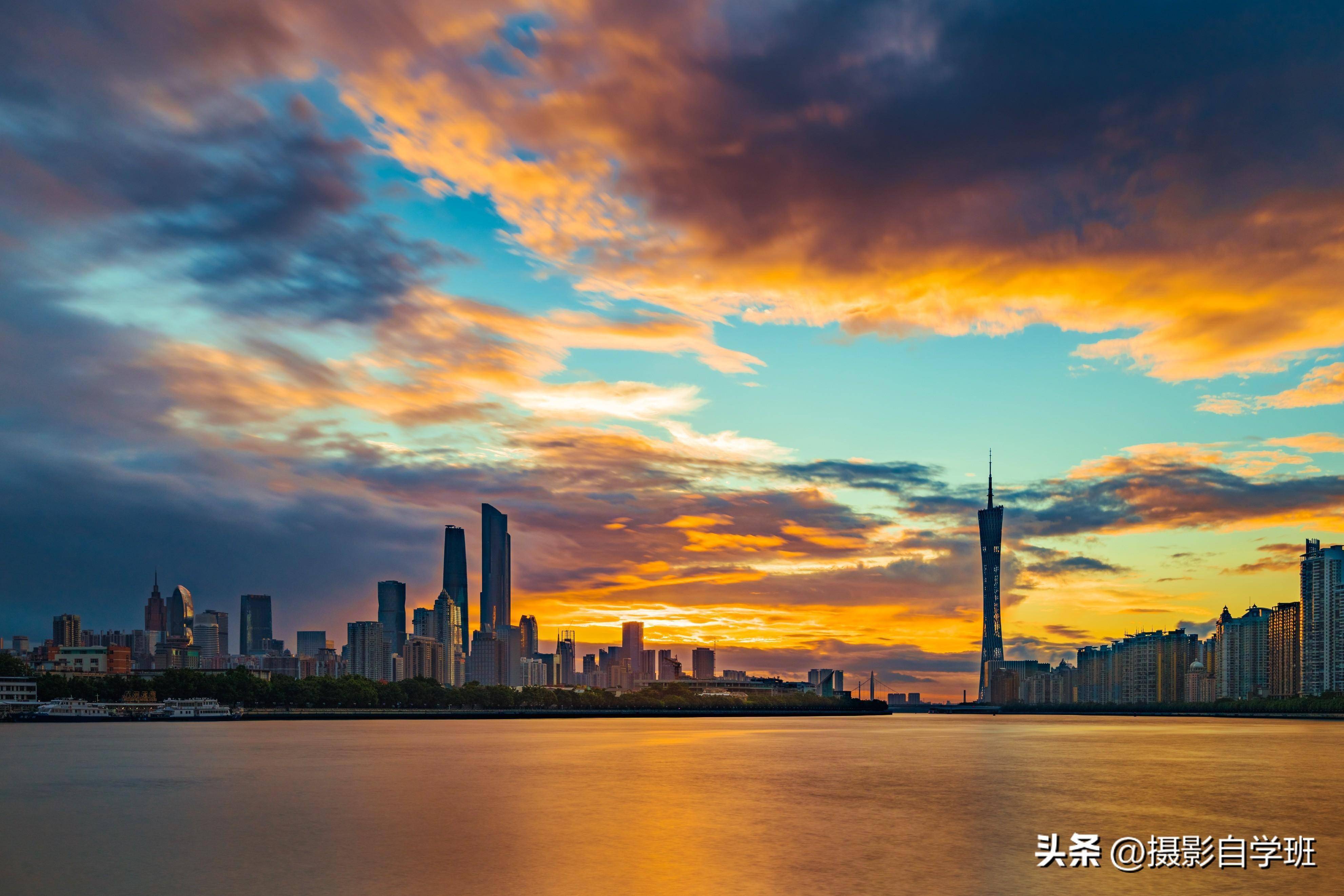 晚霞咋拍好看,手机摄影轻松拍美,来学这6个摄影技巧_照片_画面_倒影