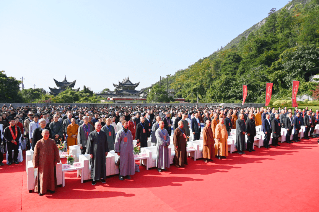 瑞安市普明寺举行重建落成暨全堂佛像开光典礼_建设_社会_温州