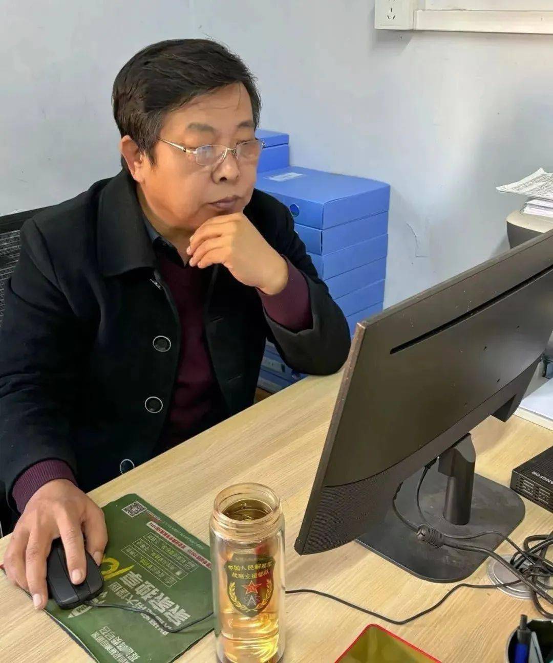 【最美冀中人】教育处陈琦老师:带病坚持理档案 默默辛苦为创城_工作