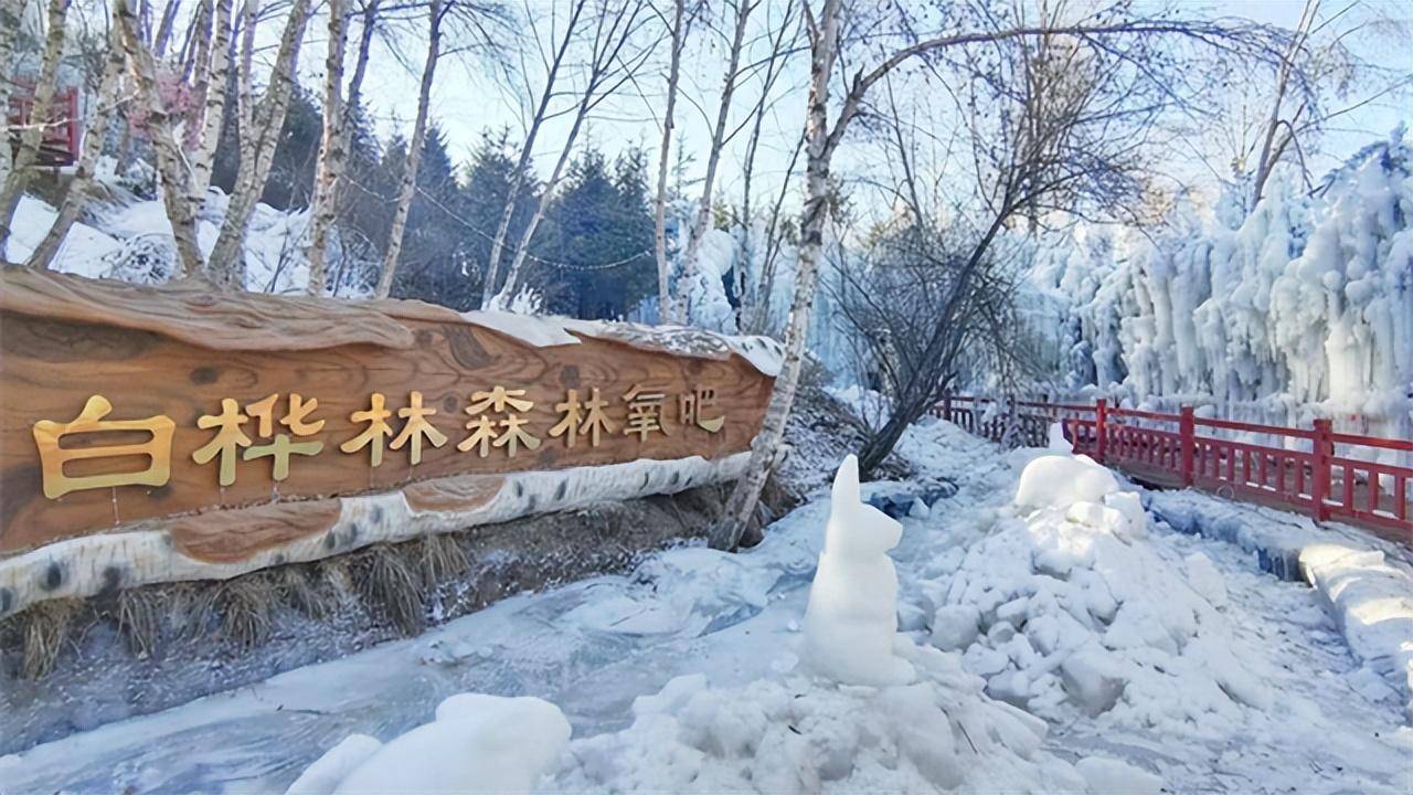 到处都是冬日耀眼的风光,来这里,可欣赏附近松鸣岩的苍山负雪,雪压