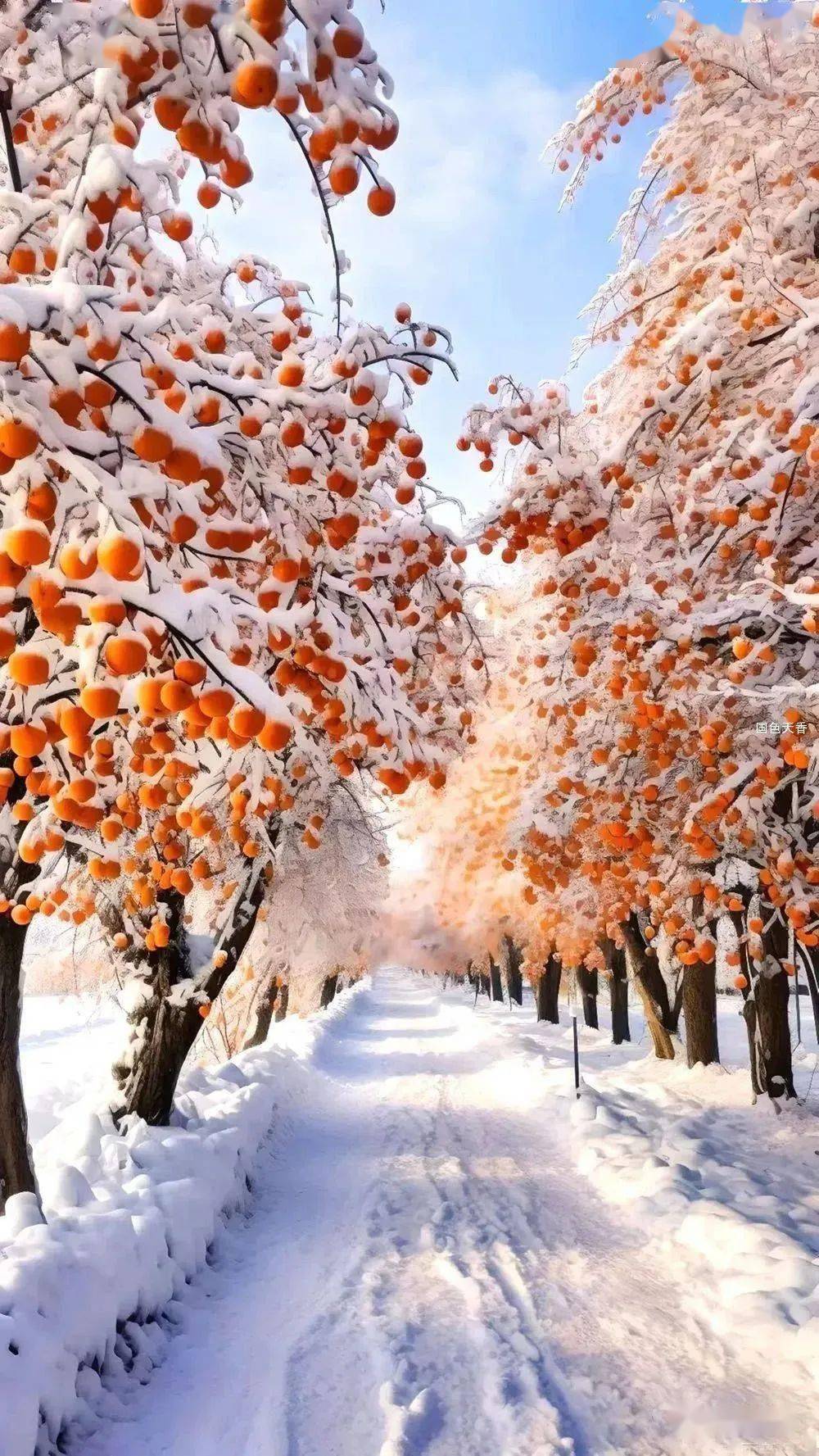 大雪,祝您喜"柿"连连!_王永桦_傅道彬_时候