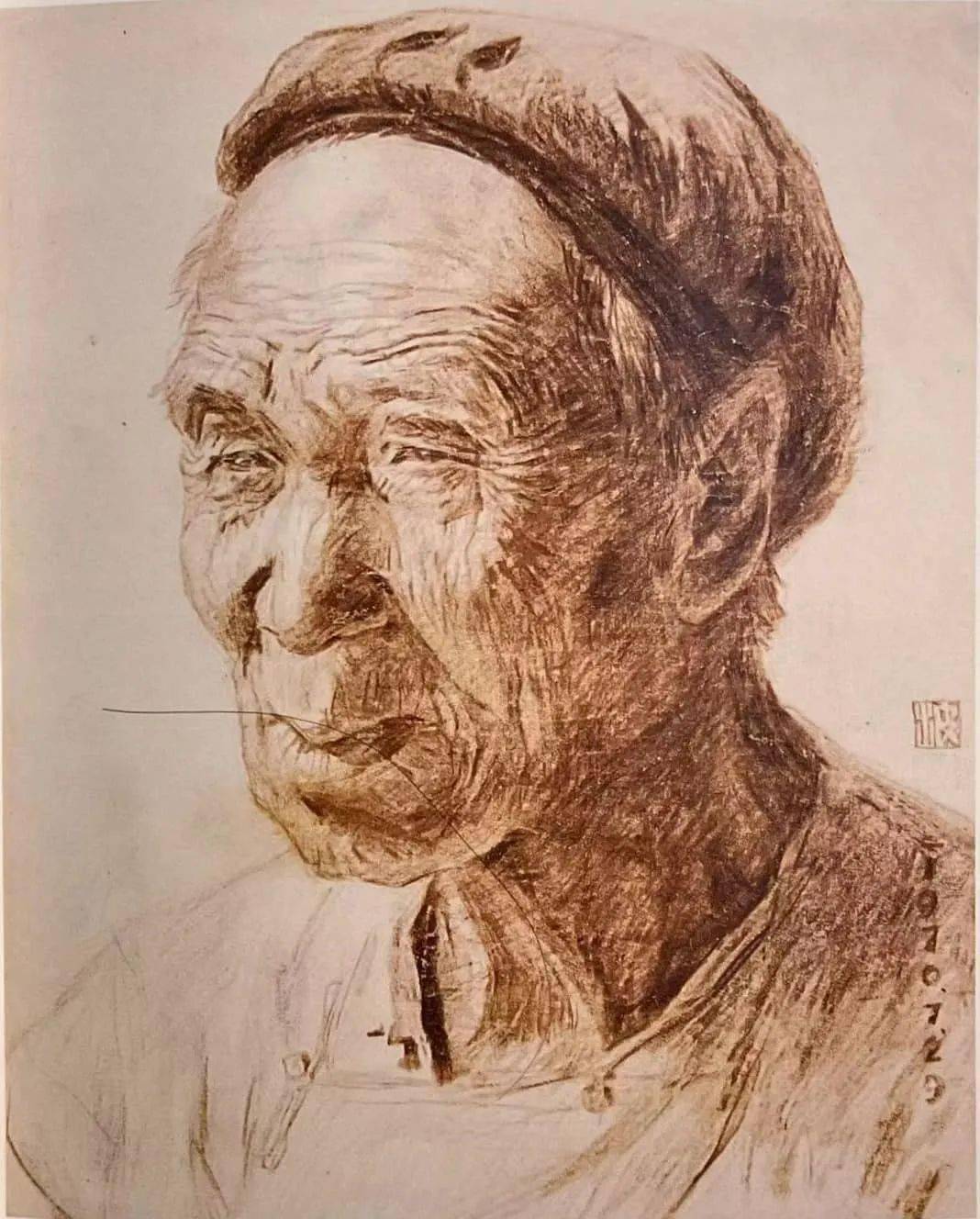 中央美术学院教授,孙景波素描速写!_cm_纸本_钢笔