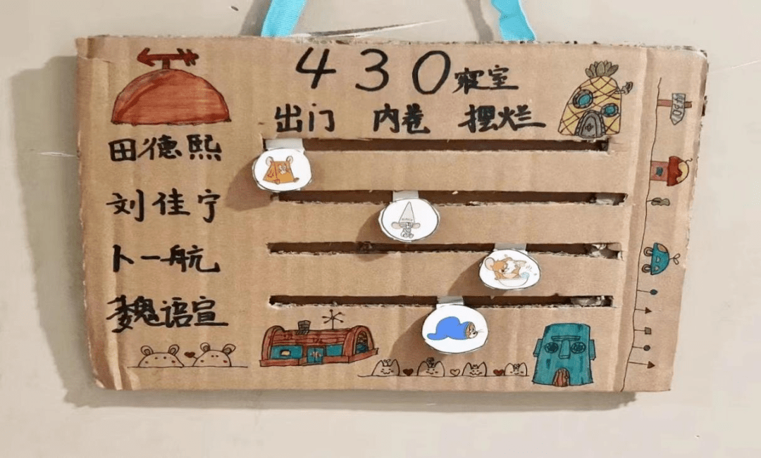关心为你 | 宿舍门牌设计大赛获奖结果公示_理念_投稿人_生活