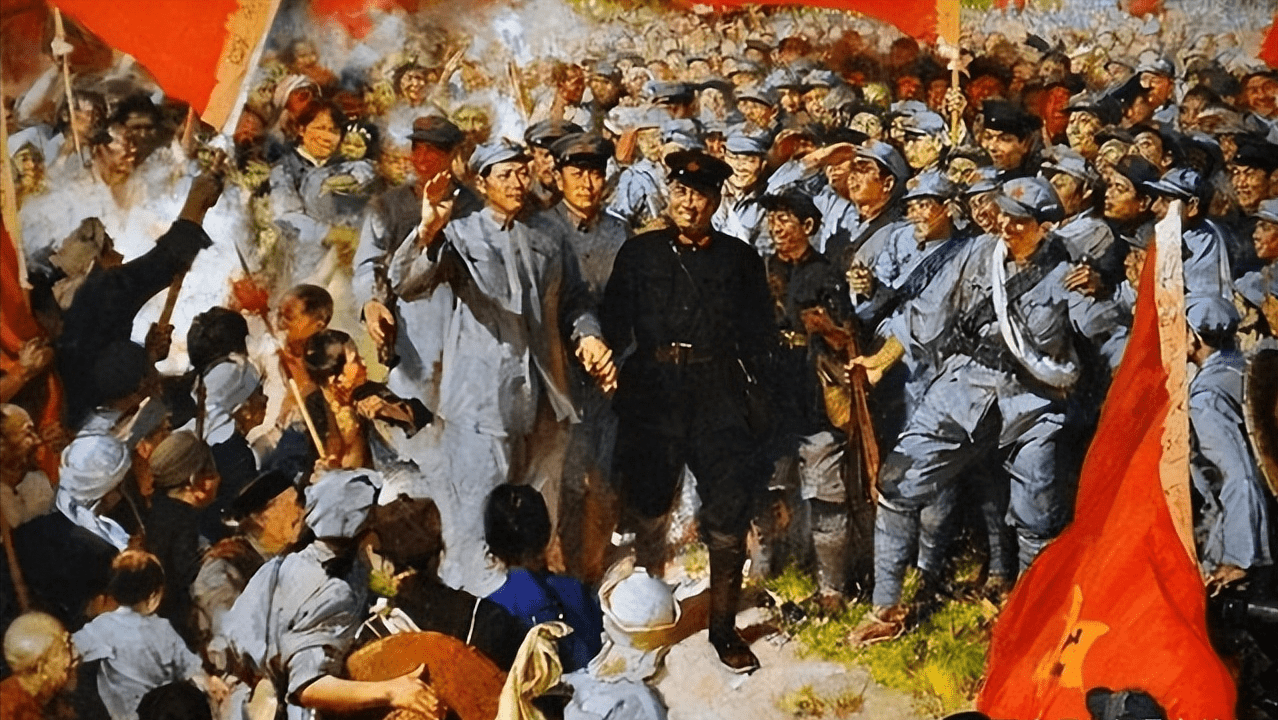 1928年6月,井冈山红军进入全盛时期,红四军在伟人的指挥下,在龙源口打