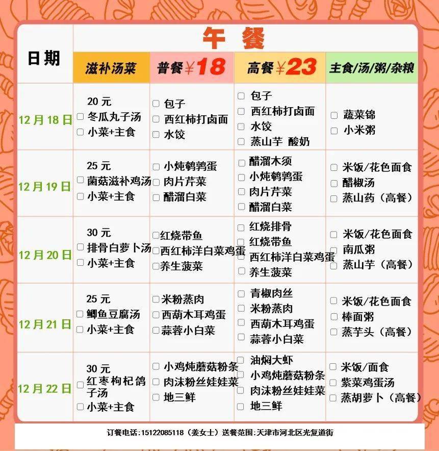 每周食谱 | 暖心助老餐 铸就好口福_老人_送餐费_食材