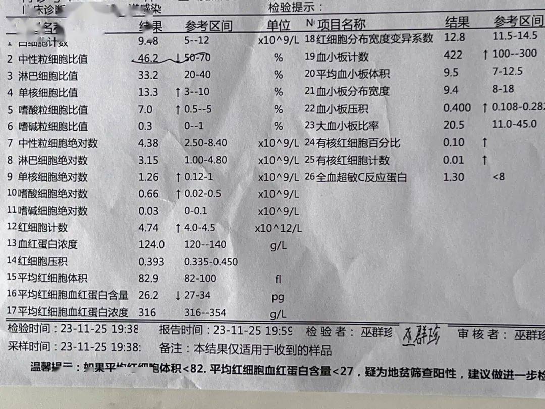 超实用 教你看懂血常规检验报告单