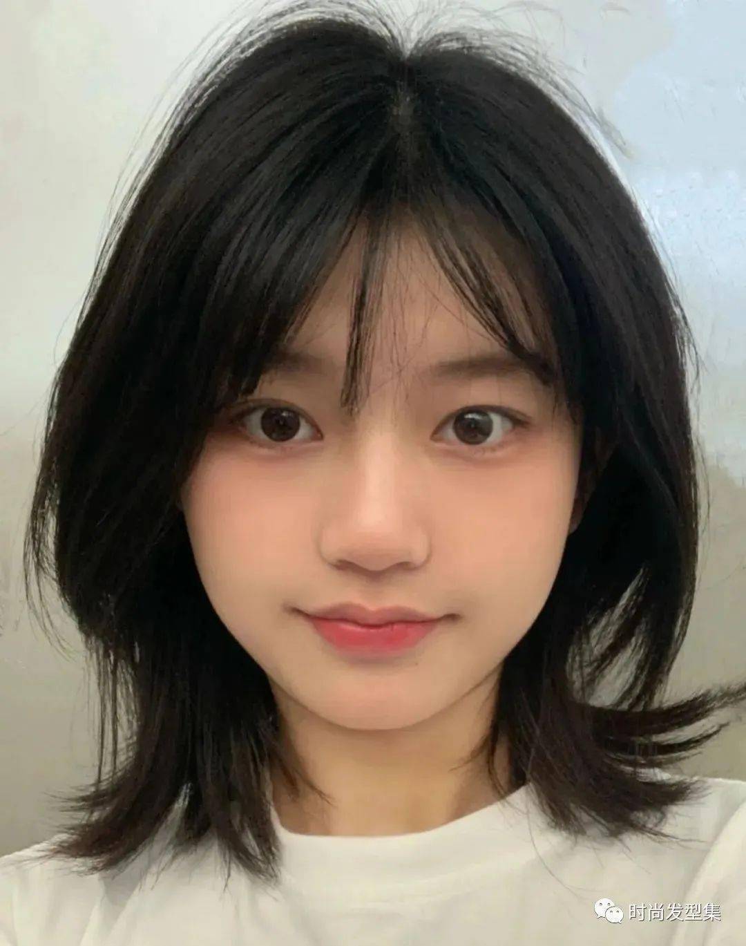 "少年感短发",肉脸也好看._发型_中国_人类