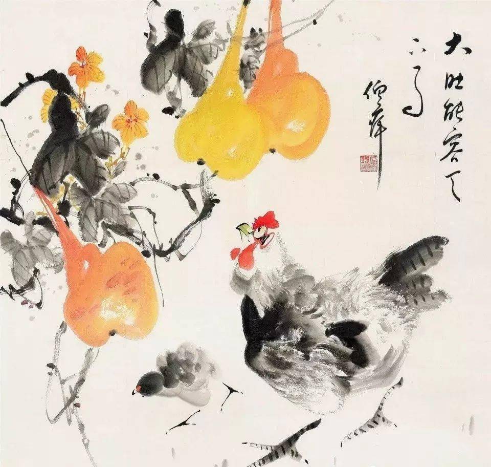 极其富有灵气倪萍的国画质朴细腻,清新自然▲图为倪萍国画作品▲图为
