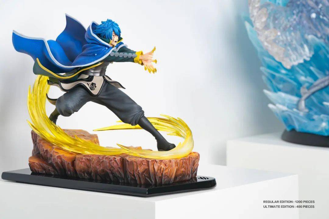 1/6 statue雕像整体采用了杰拉尔使用天体魔法起手式发动"七星剑"魄力