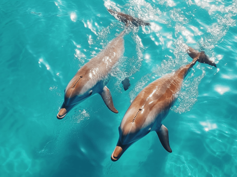 话还有机会看到蓝鲸等鲸鱼茫茫大海中寻找海豚和海龟可爱身影推荐指数