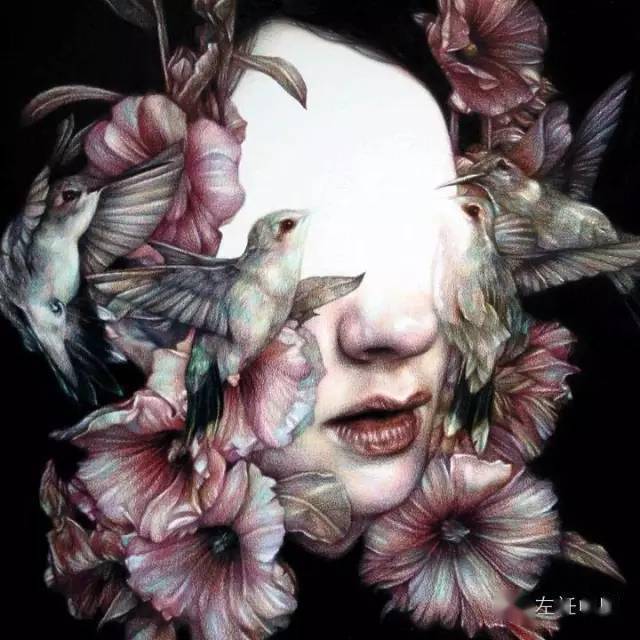 恐怖片般的暗黑系画风!意大利米兰插画家marco mazzoni 写实彩铅技法!