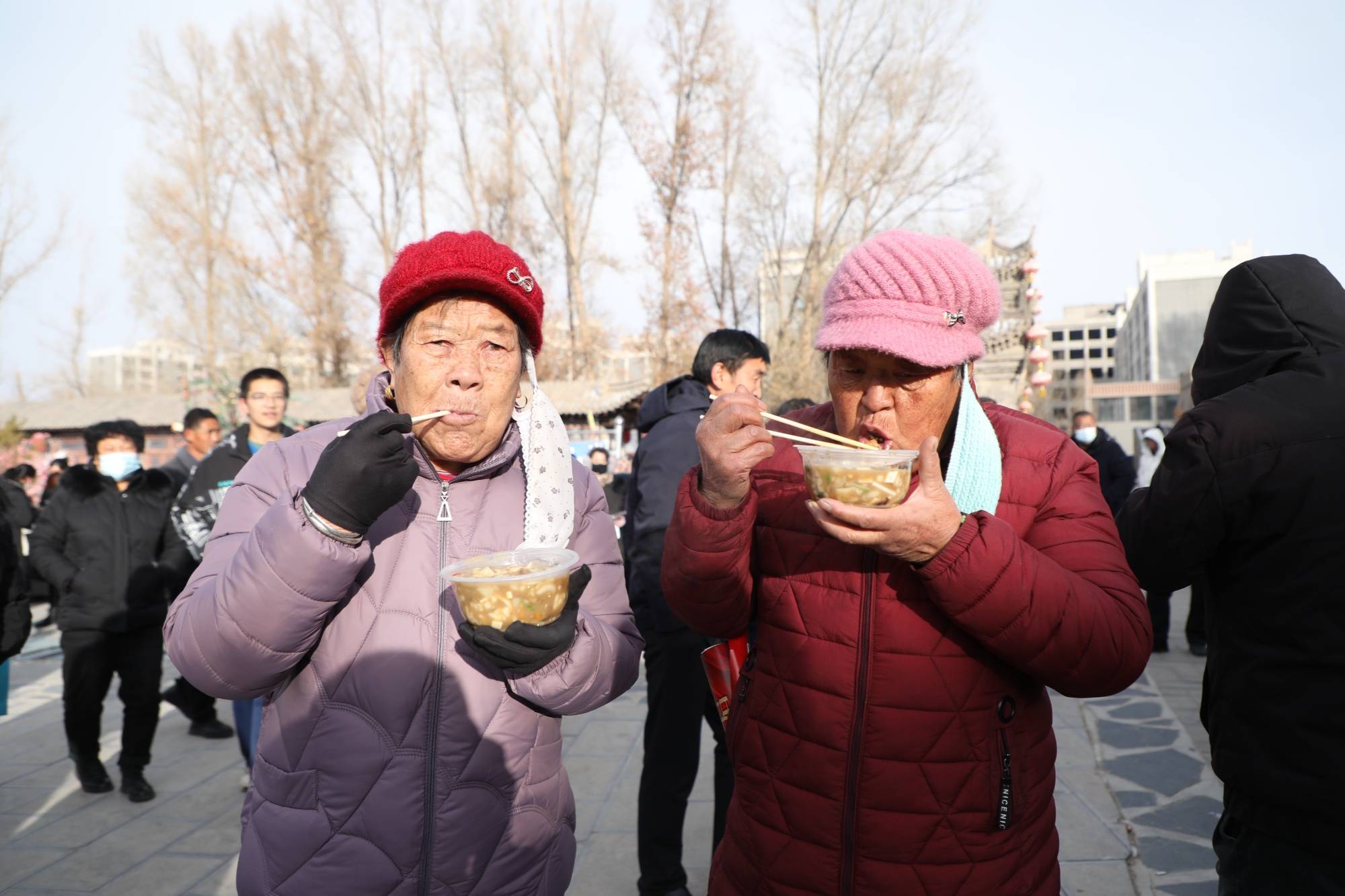 千人饭制作过程图片