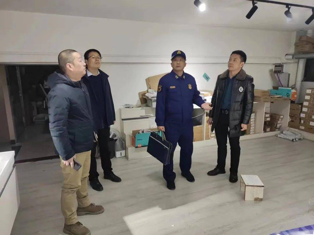 龚举海副市长带队开展冬季火灾集中治理百日会战督导检查