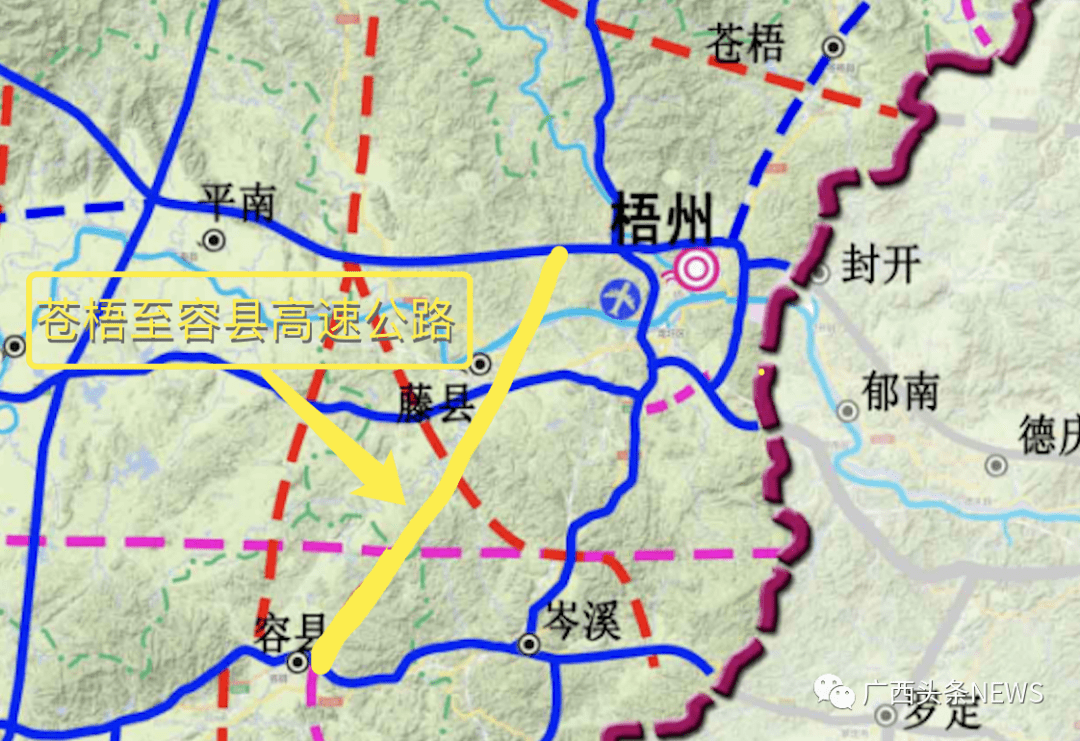 廣西多條高速公路獲批_容縣_項目_建設