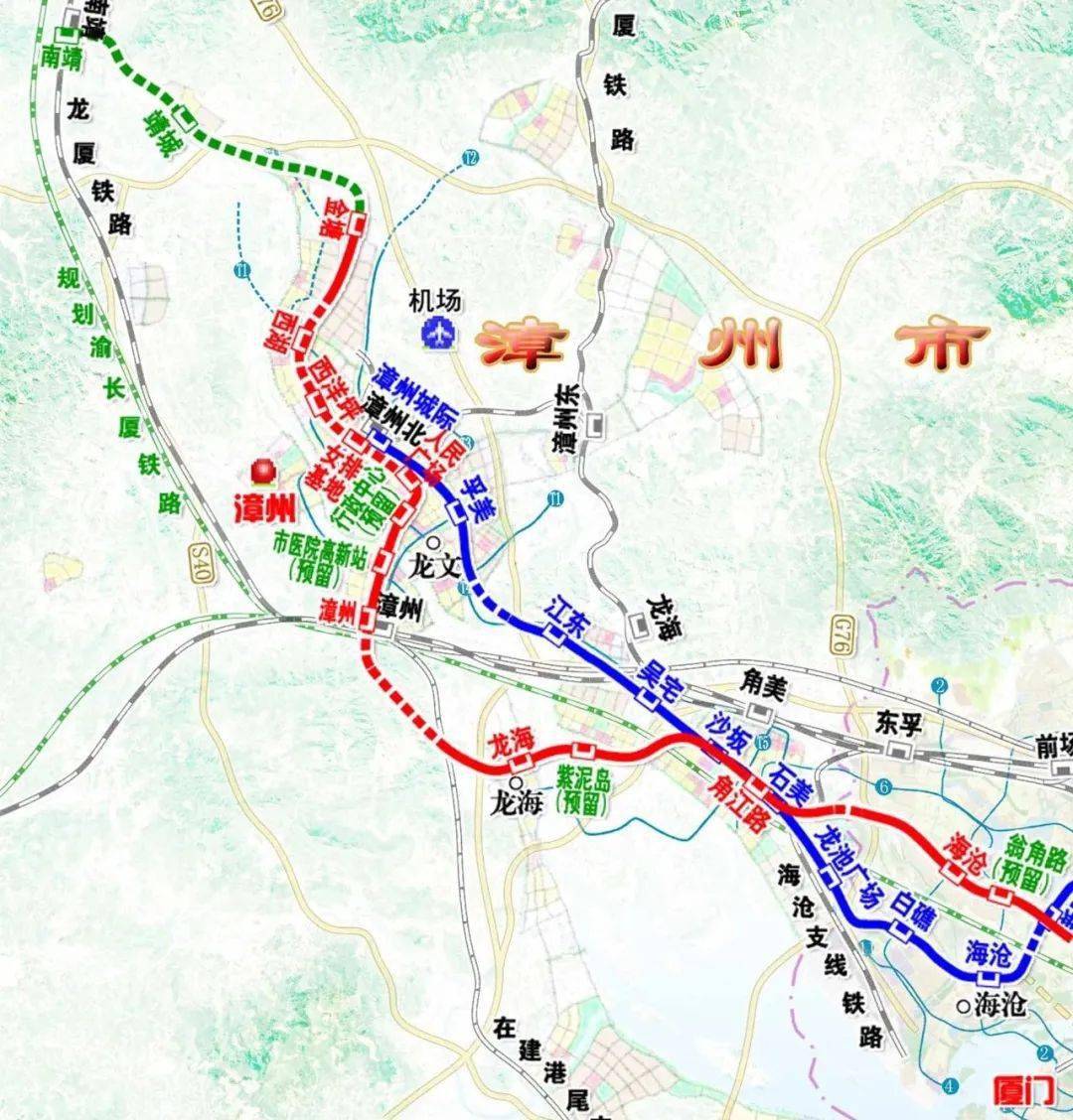 泉州地铁规划图片