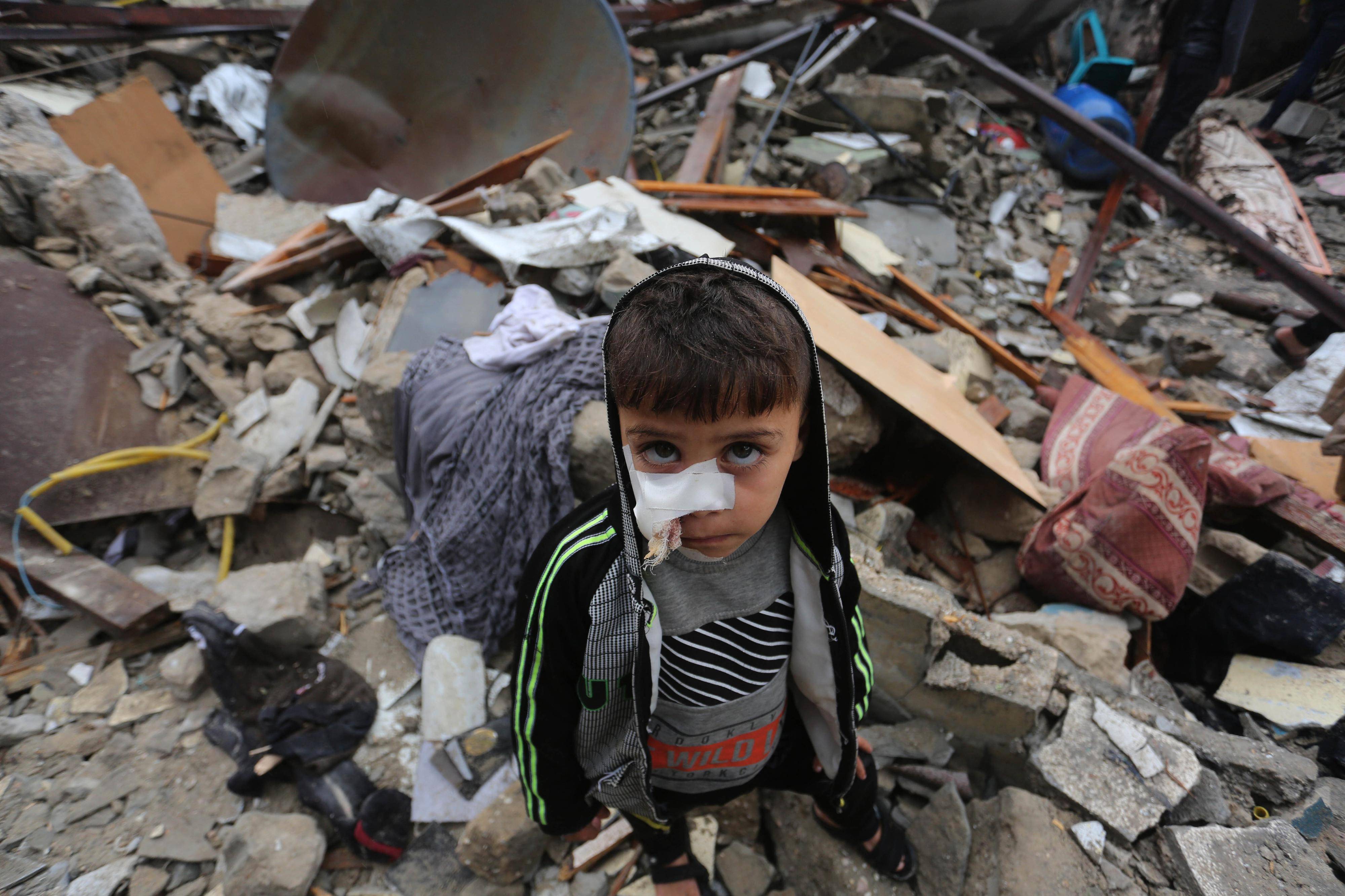 (年终报道·镜观2023)聚焦新一轮巴以冲突_新华社_加沙地带_城市