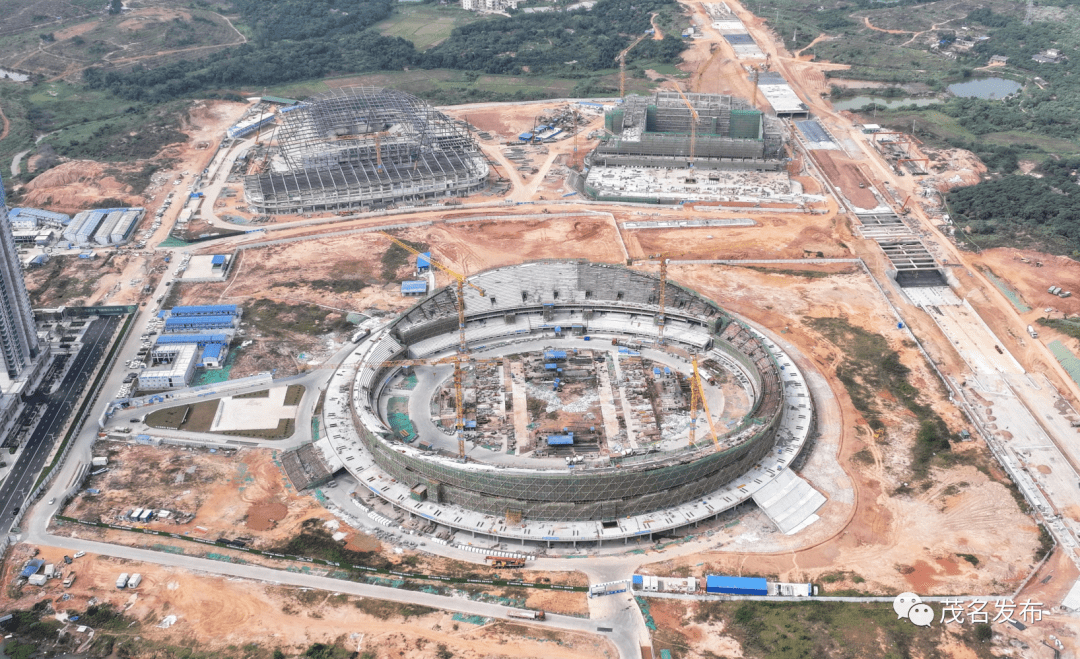 奥体中心"一场两馆"美照来袭!_茂名市_项目_发展