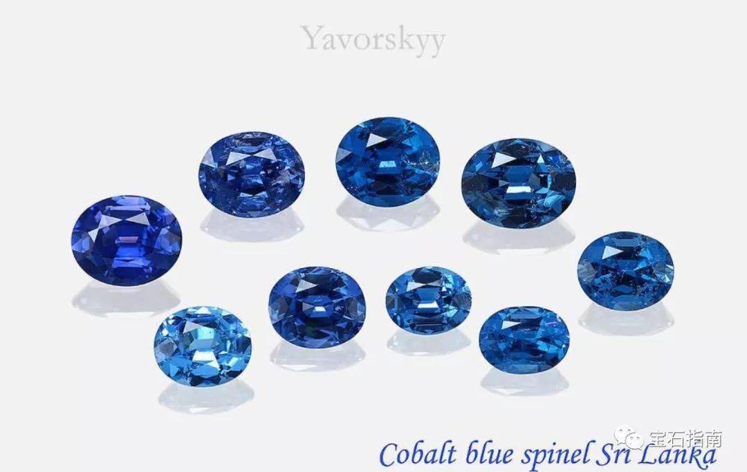 科普|尖晶石家族中的一抹濃郁藍——鈷尖晶石(cobalt spinel)_藍色_紅