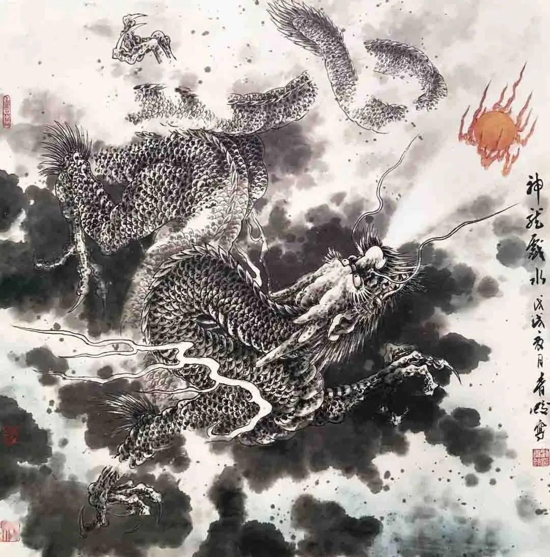 国画画龙大师图片